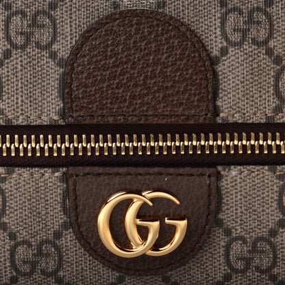 Gucci Soft GG Supreme Monogram Calfskin Medium Ophidia Cosmetic Case Beige Ebony New Acero 5 of 9