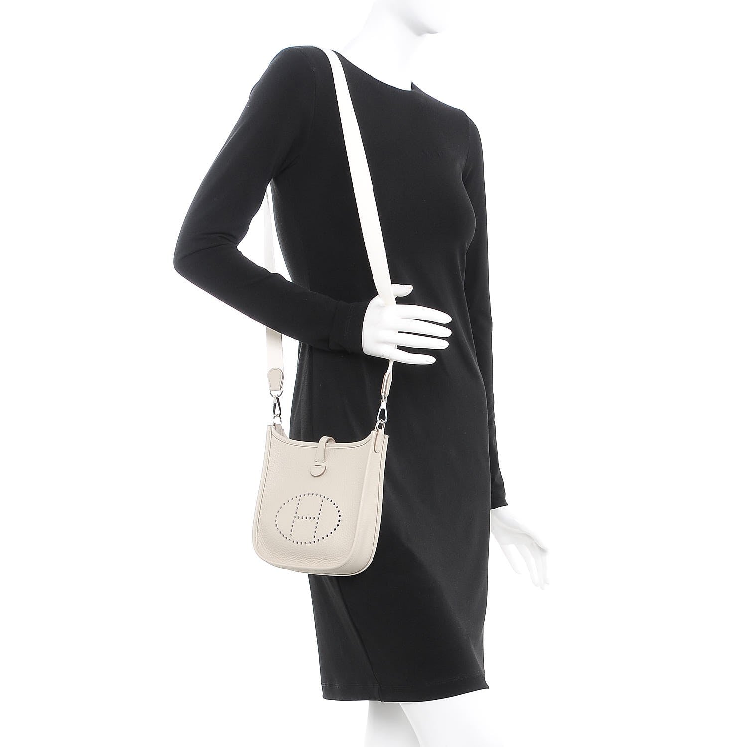 Hermes Taurillon Clemence Amazone Evelyne TPM Beton 2 of 8