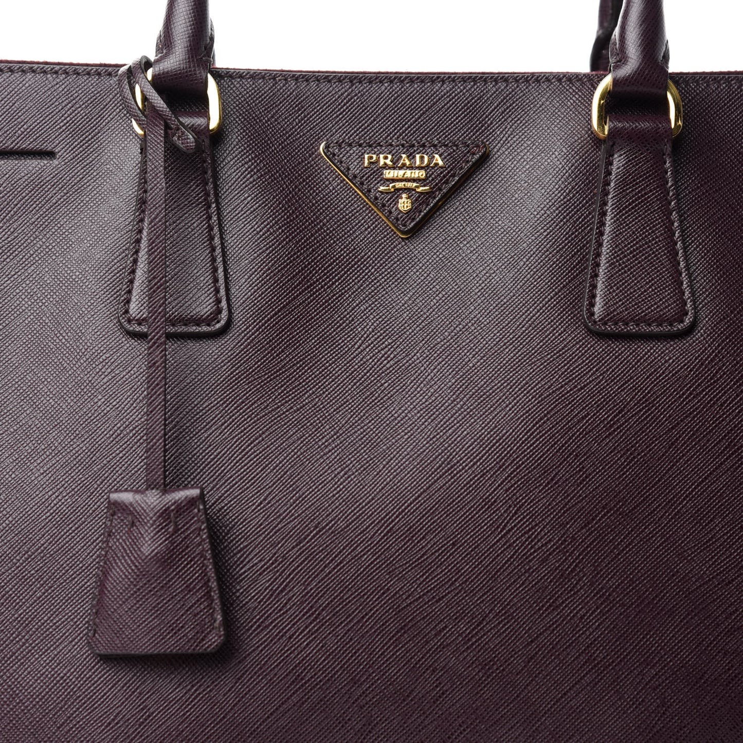 Saffiano Large Galleria Double Zip Tote Granato