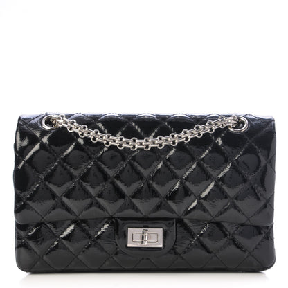Chanel Glazed Calfskin Quilted 2.55 Reissue 225 Flap Black 1 of 8