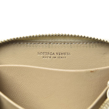 Bottega Veneta Nappa Intrecciato Zip Around Coin Purse Cream 6 of 13