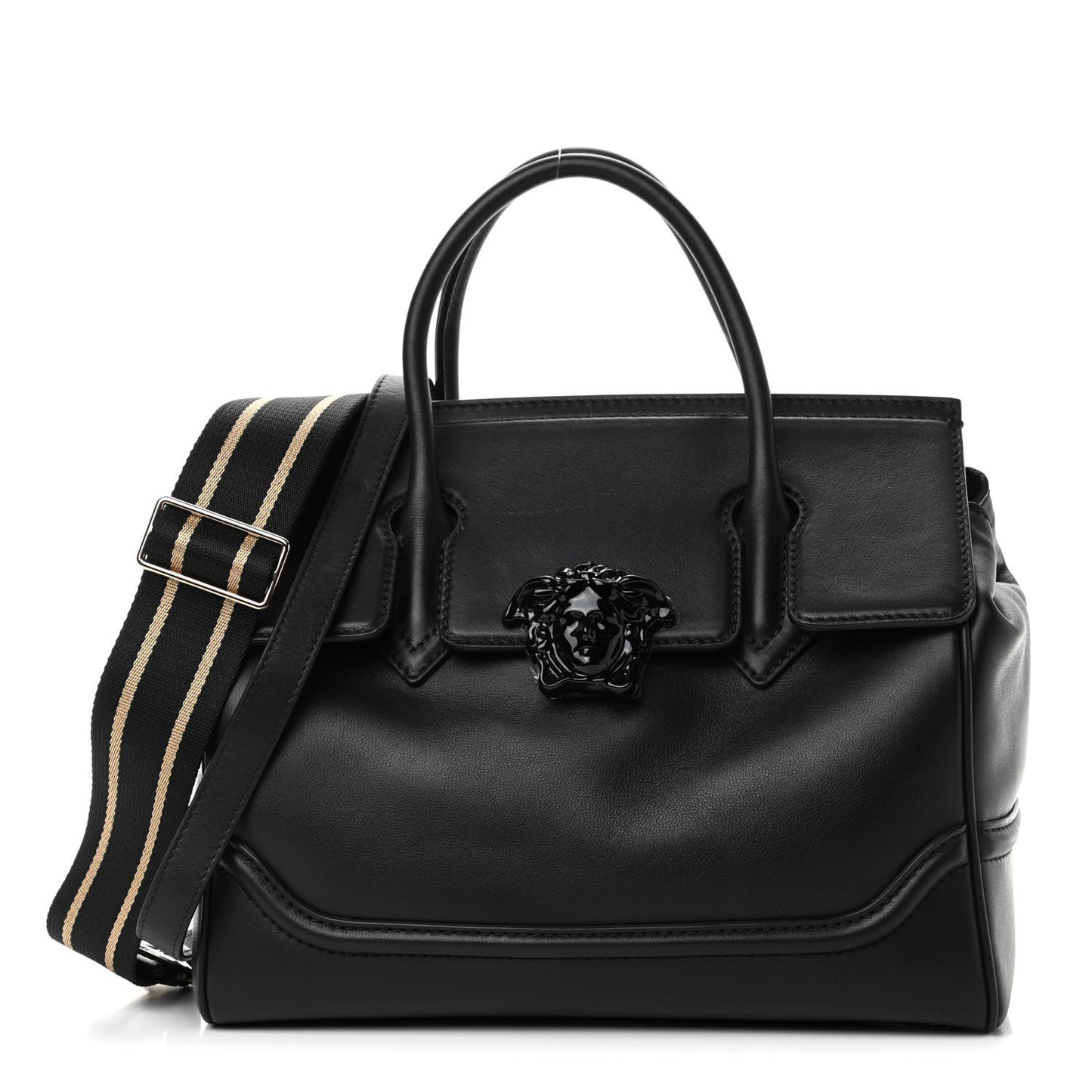 Calfskin Medium Palazzo Empire Bag Black