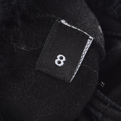 Chanel Lambskin Knit Gloves 8 Black 5 of 8