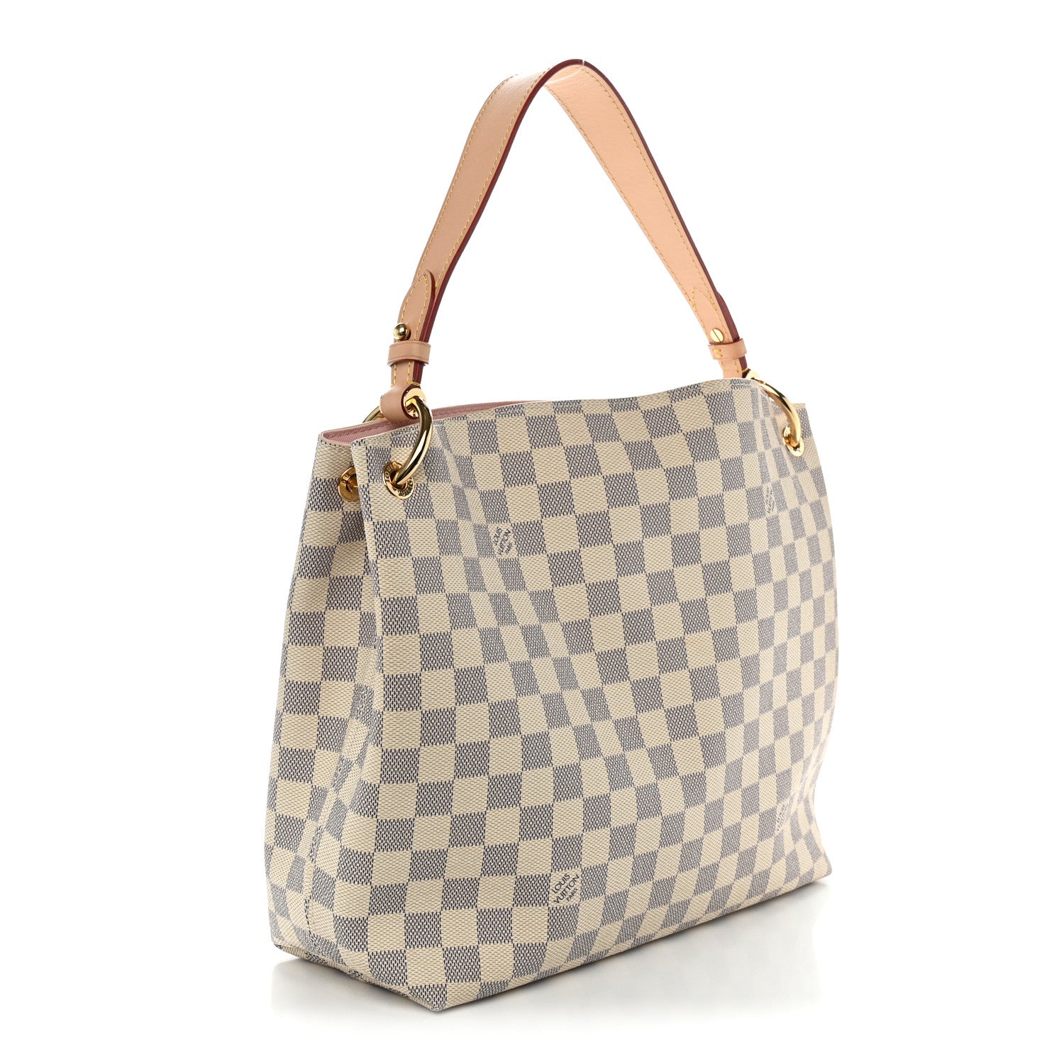Louis Vuitton Damier Azur Graceful PM Rose Ballerine 3 of 10
