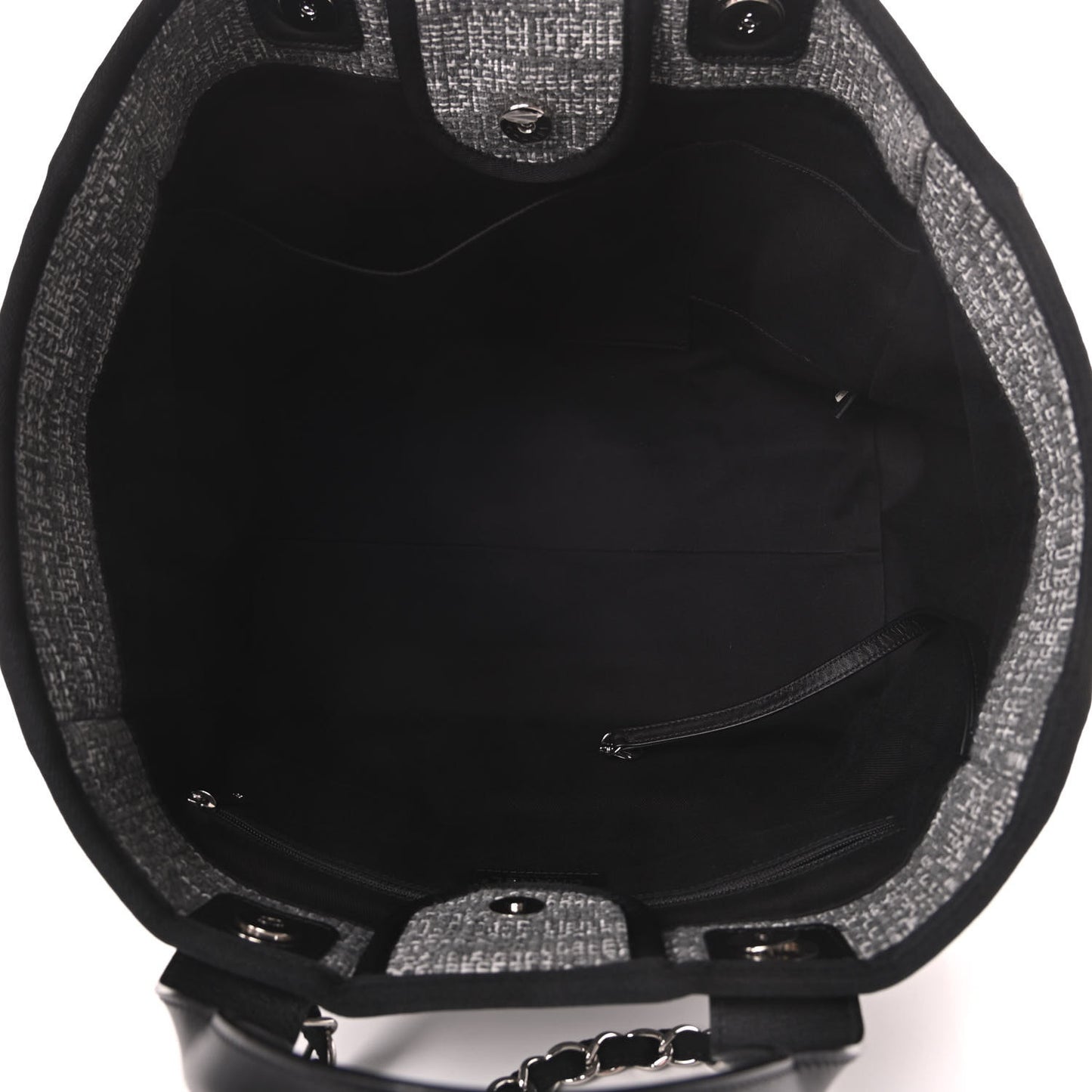 Canvas Medium Deauville Tote Charcoal