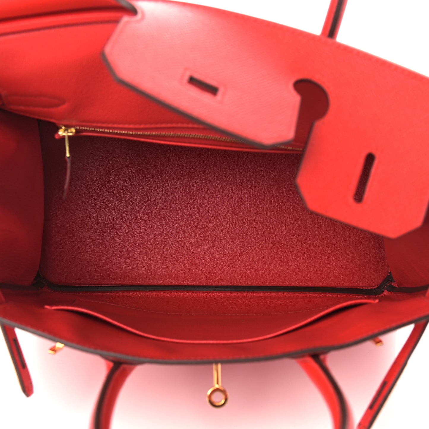 Epsom Birkin 30 Rouge De Coeur