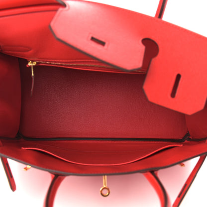 Hermes Epsom Birkin 30 Rouge De Coeur 5 of 11