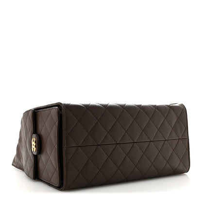 Chanel Caviar Quilted Medium Chanel 25 Handbag Dark Brown 4 of 9
