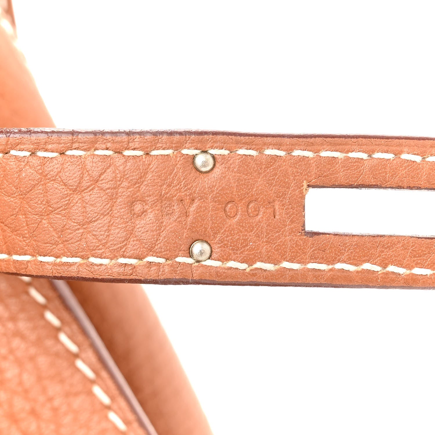 Hermes Taurillon Clemence Jypsiere 28 Gold 7 of 15
