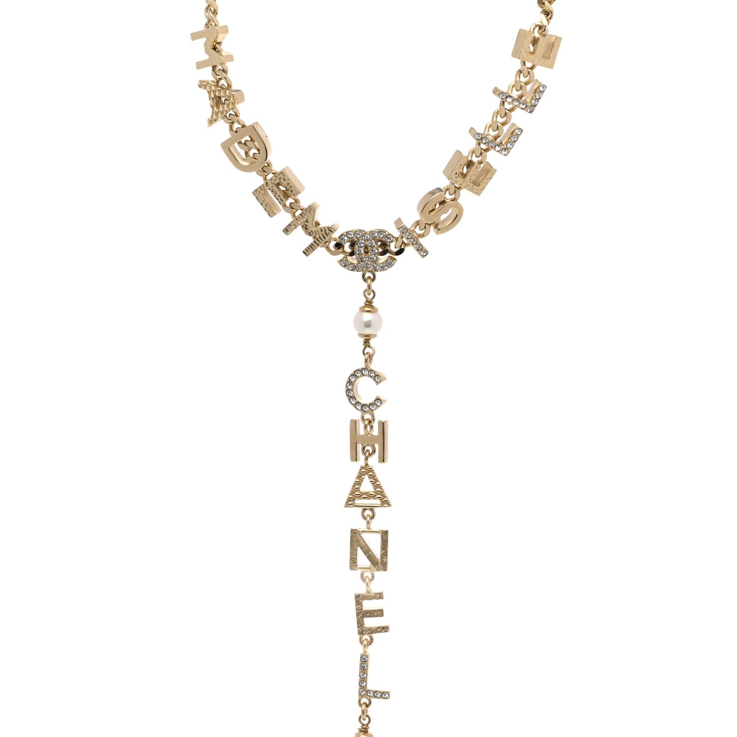 Chanel Metal CC Mademoiselle Chain Anklet Gold 2 of 4