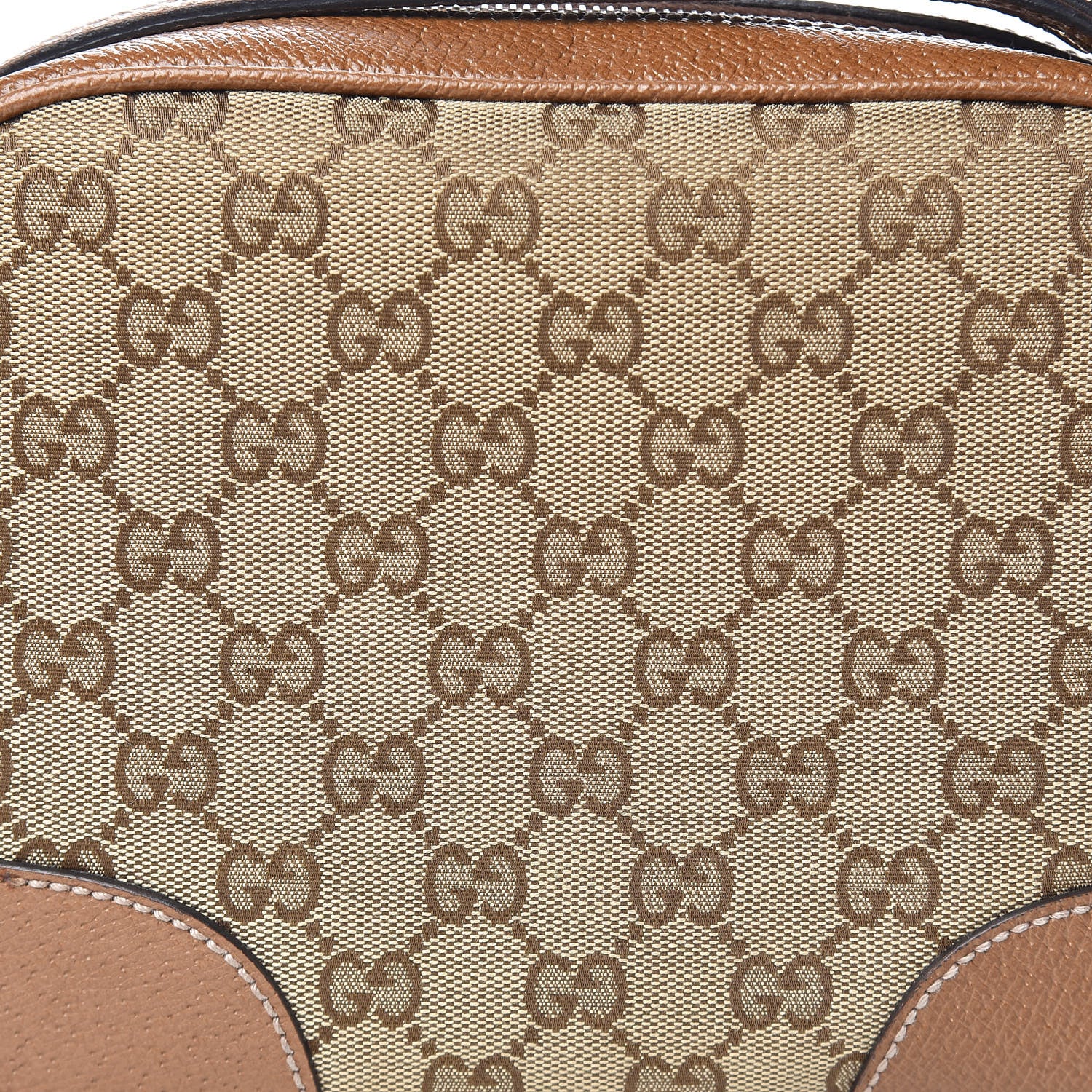 Gucci Monogram Mini Bree Messenger Bag Beige Tabacco 8 of 11