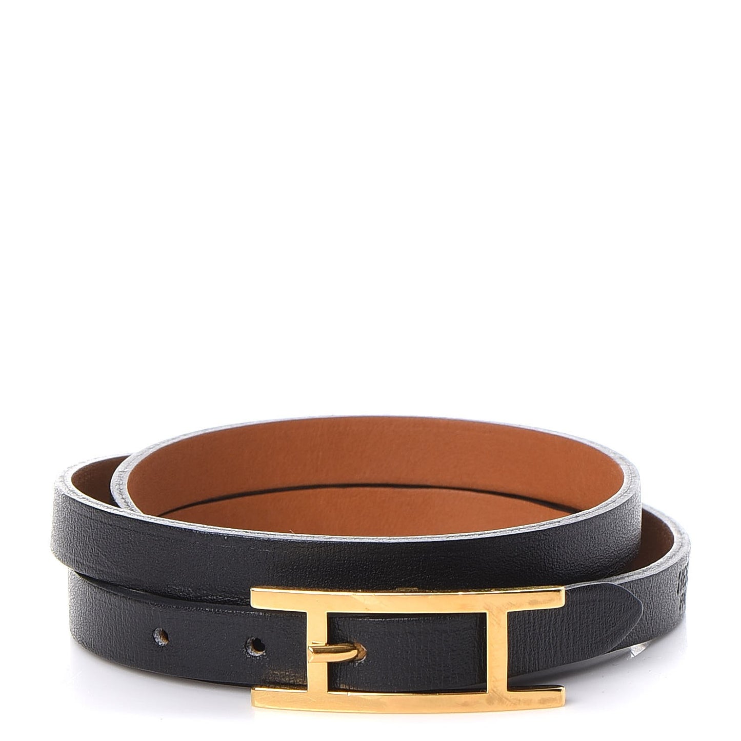 Chamonix Hapi 3 MM Triple Tour Wrap Bracelet M Black