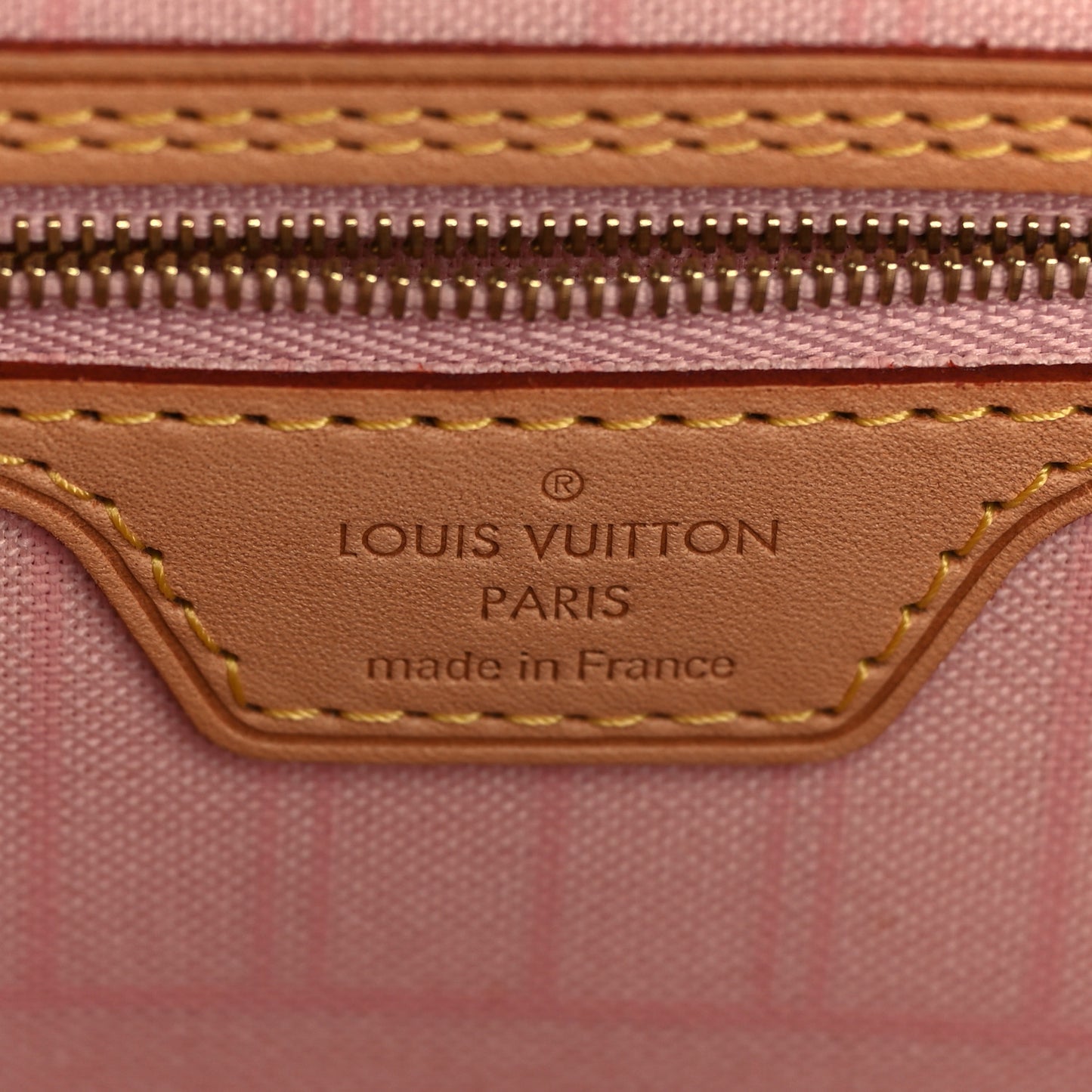 Damier Azur Neo Neverfull MM Rose Ballerine