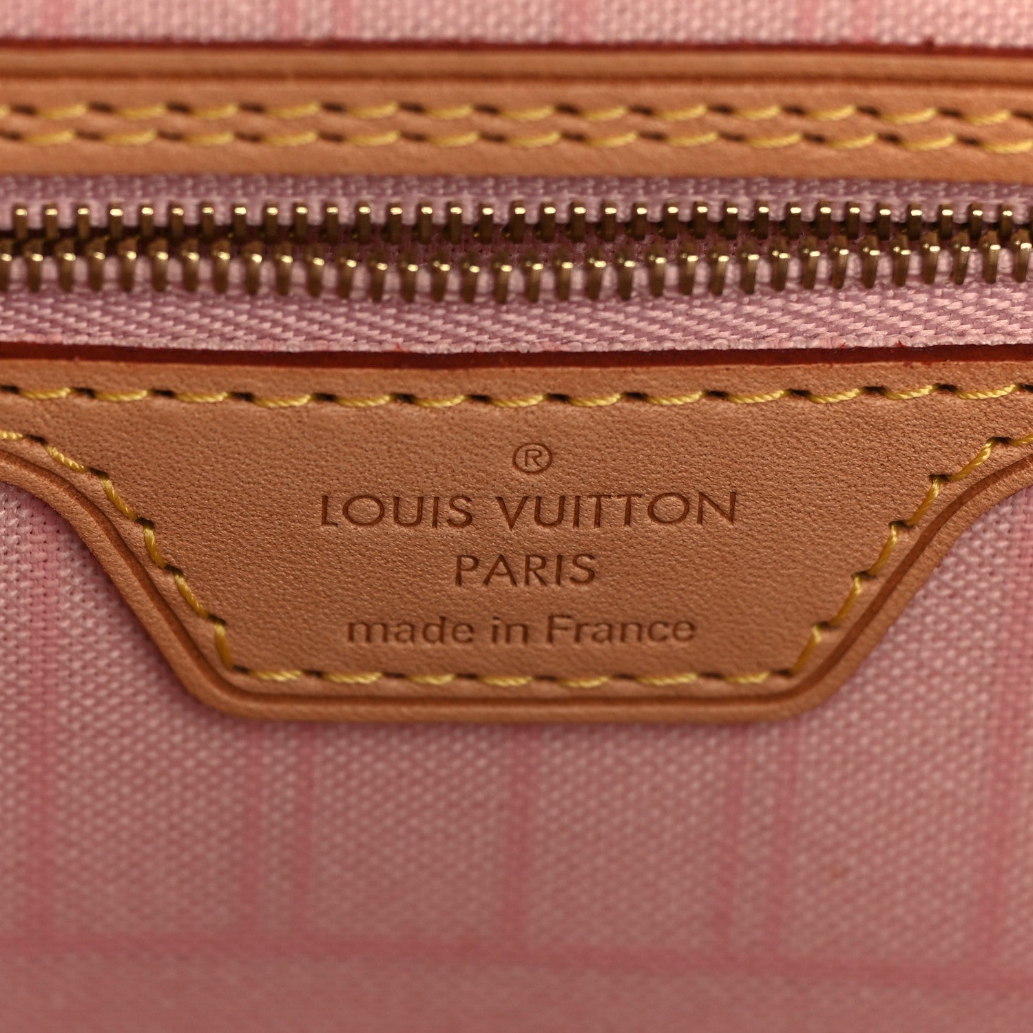 Louis Vuitton Damier Azur Neo Neverfull MM Rose Ballerine 7 of 7