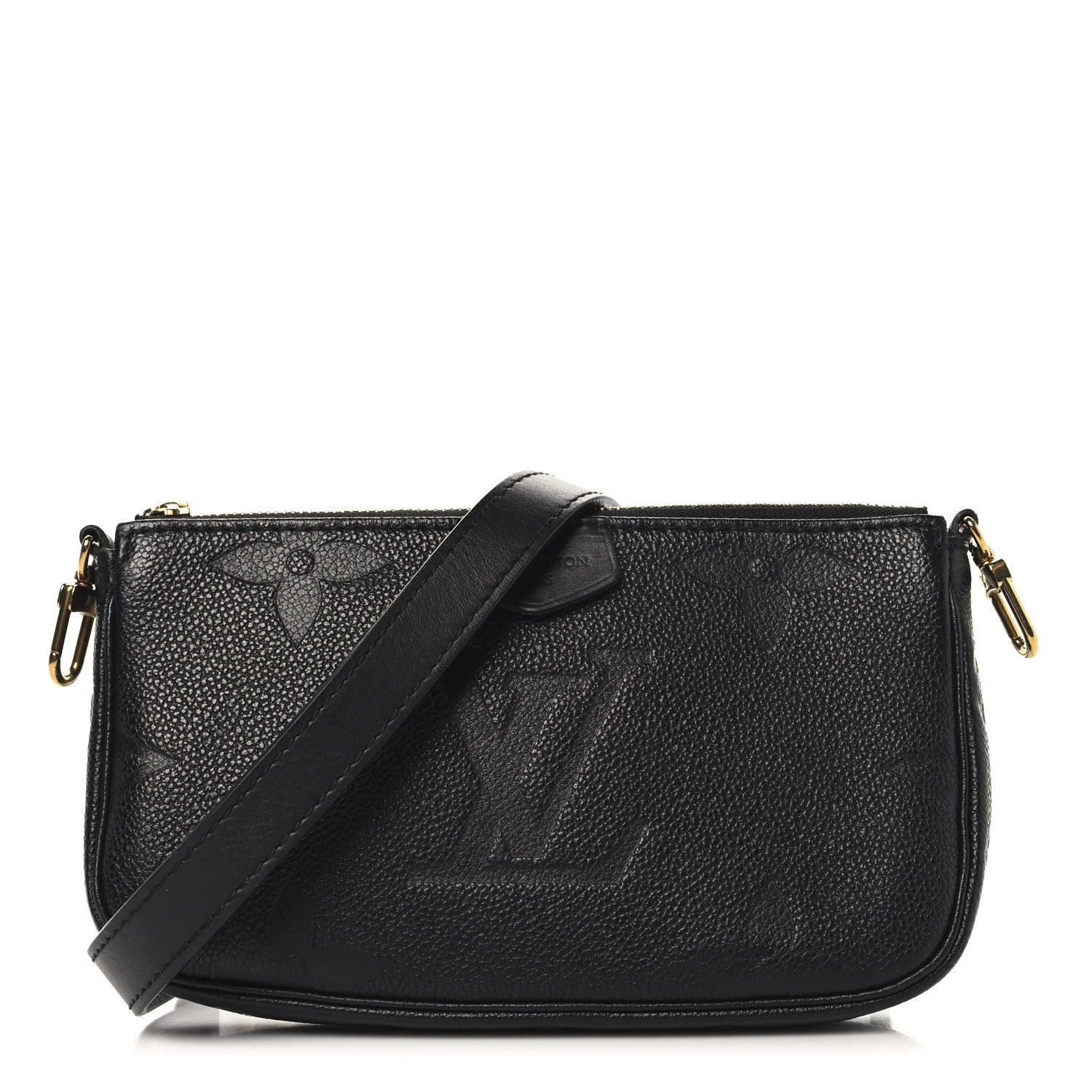 Louis Vuitton Empreinte Monogram Giant Multi Pochette Accessories Small Pochette Black 1 of 9