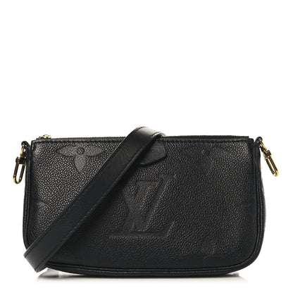Louis Vuitton Empreinte Monogram Giant Multi Pochette Accessories Small Pochette Black 1 of 9