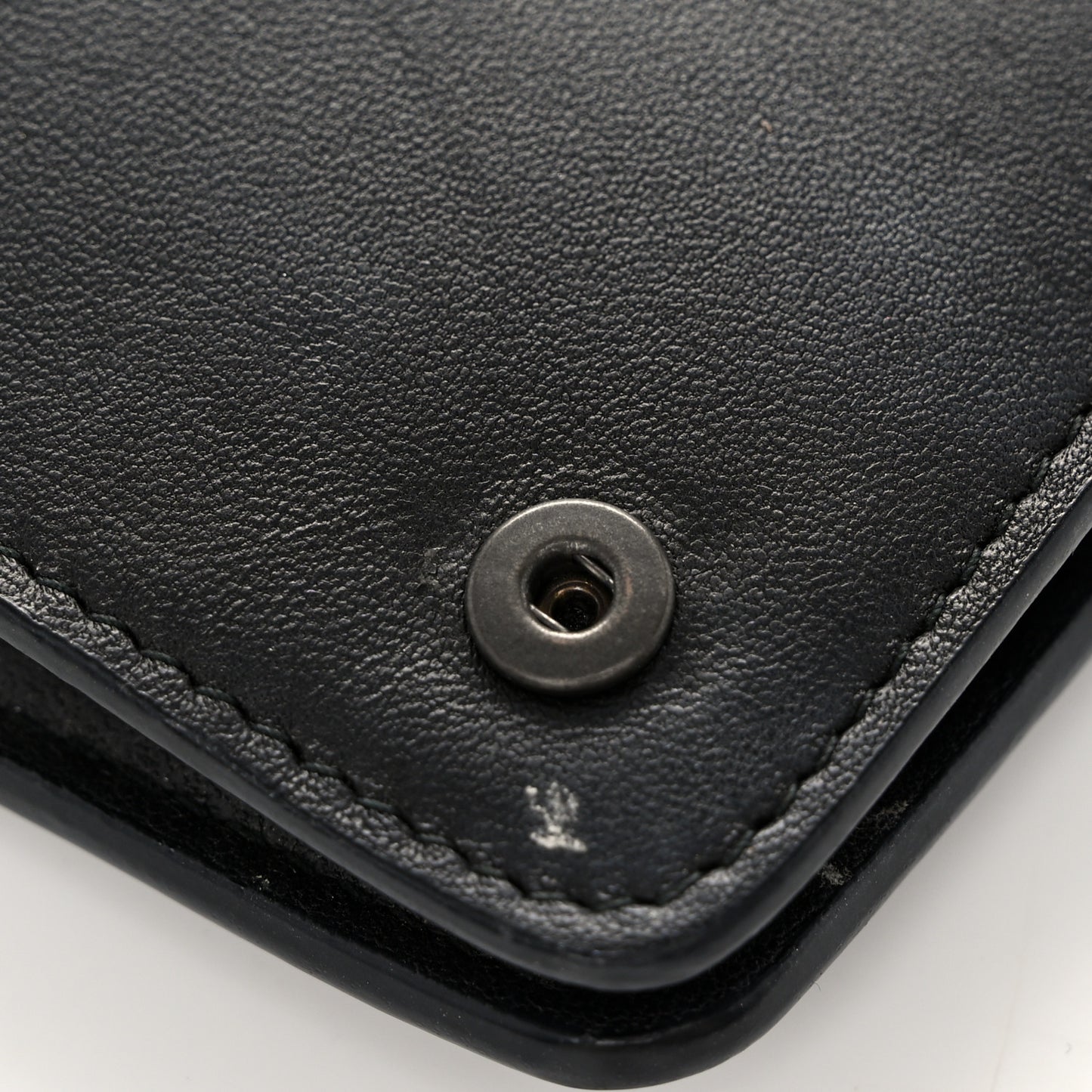 Nappa Intrecciato Continental Wallet on Chain Black