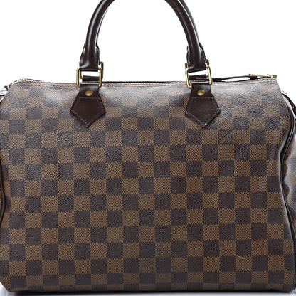 Louis Vuitton Damier Ebene Speedy 30 10 of 17