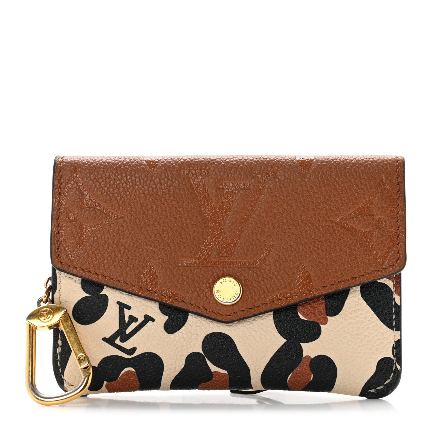 Louis Vuitton Empreinte Monogram Giant Wild At Heart Key Pouch Caramel 1 of 7