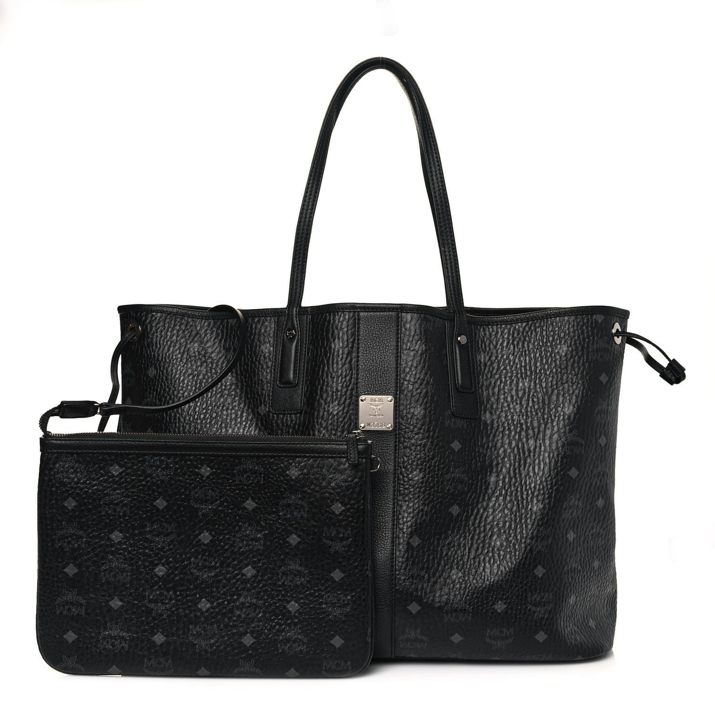 Visetos Large Liz Reversible Shopper Tote Black