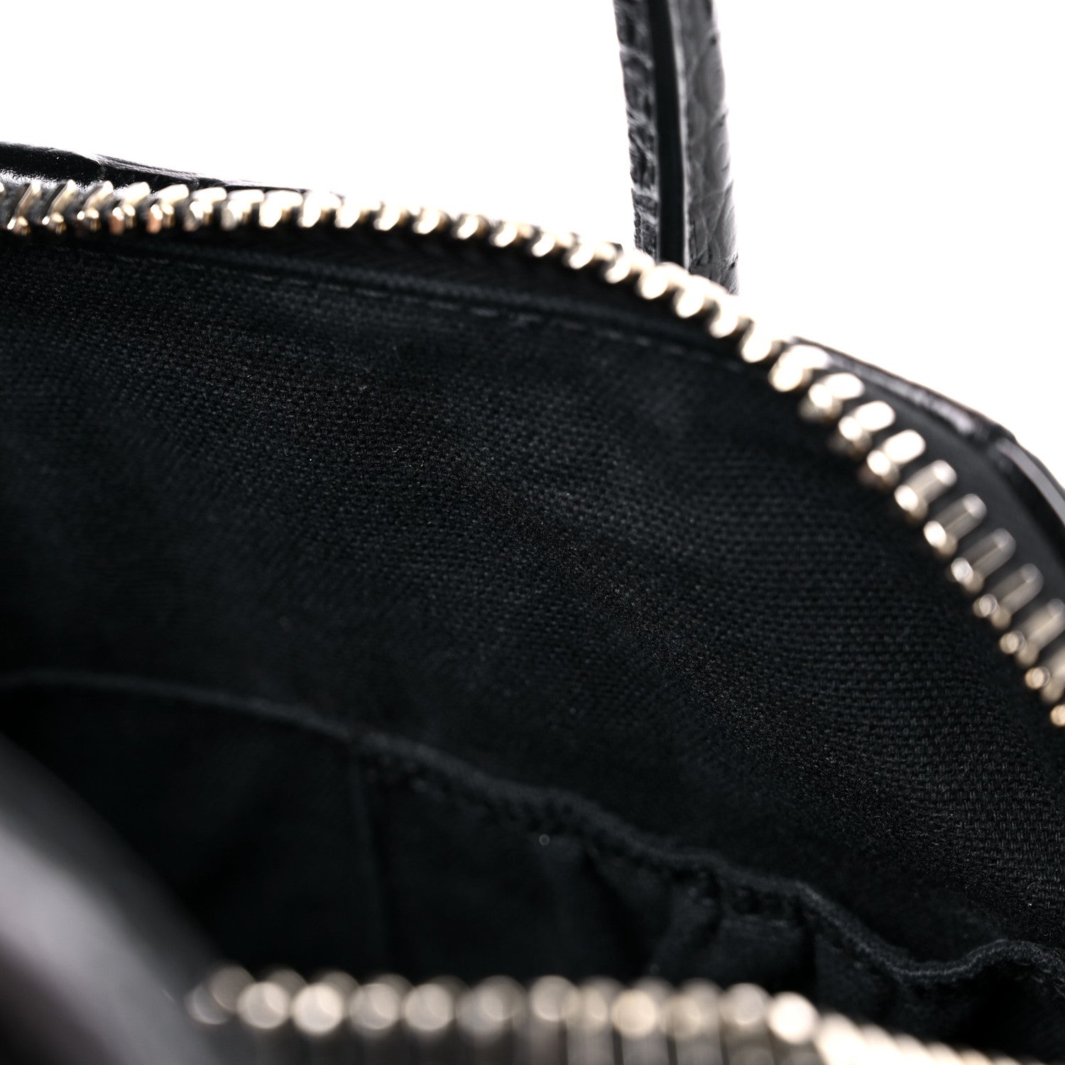 Givenchy Calfskin Crocodile Embossed Mini Antigona Black 12 of 16