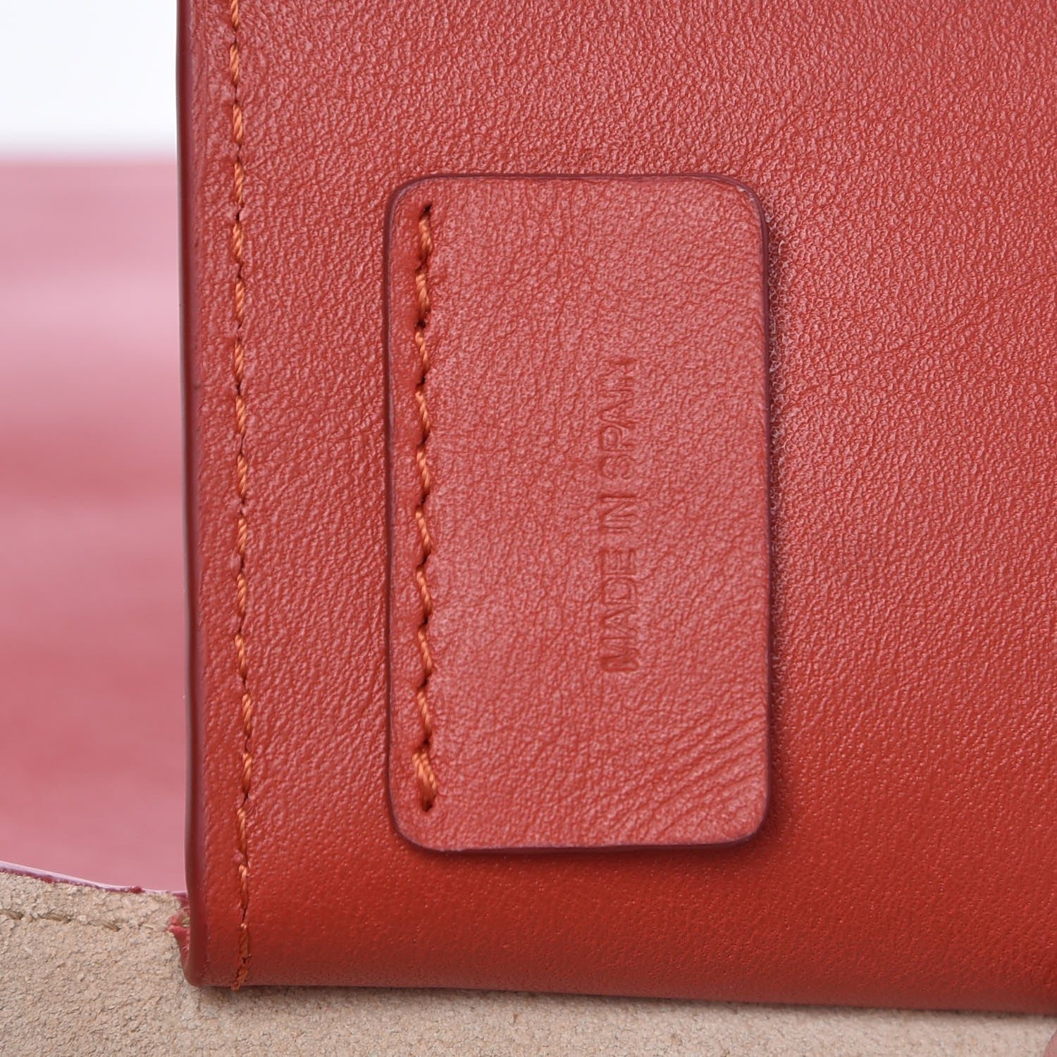 Chloe Calfskin Drew Bijou Clutch Earthy Red 7 of 11