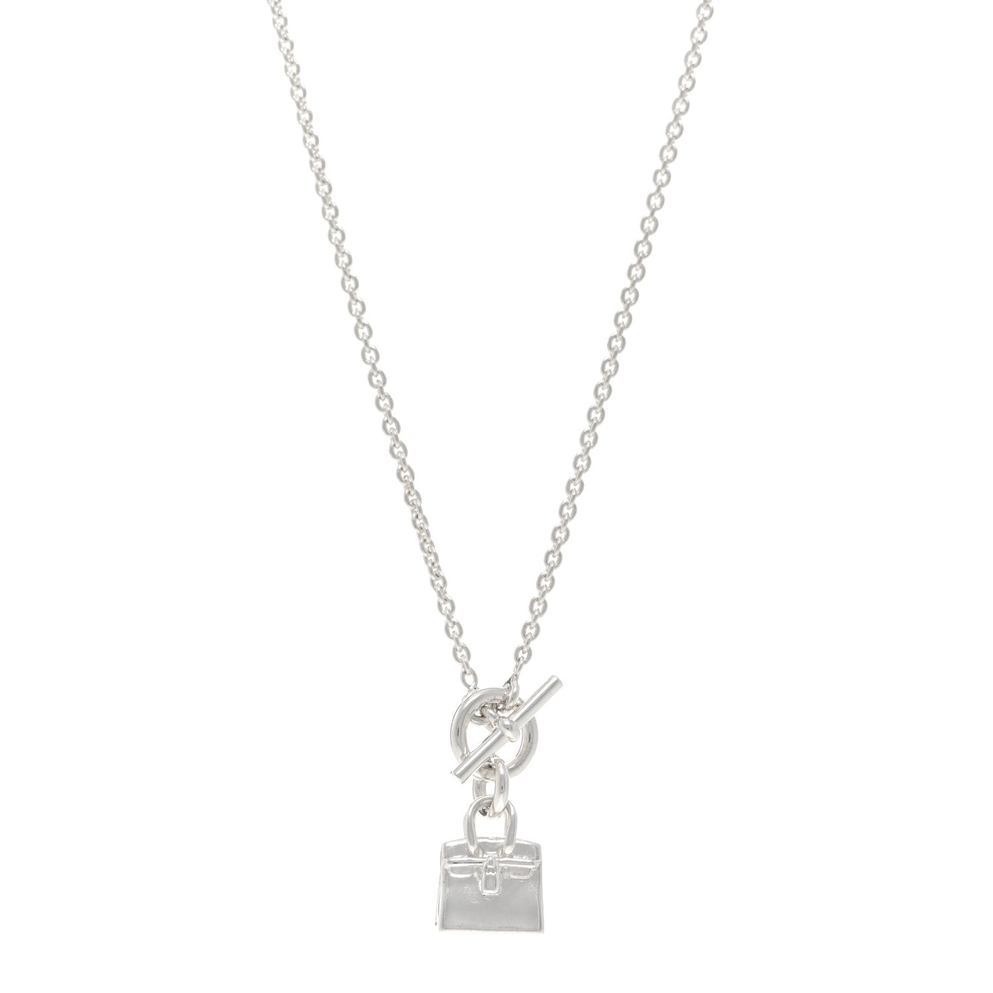 Sterling Silver Birkin Amulette Pendant Necklace