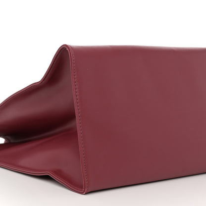Telfar Vegan Leather Large Shopping Bag Oxblood 9 of 12