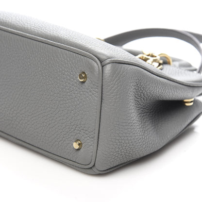 Christian Dior Bullcalf Mini Diorissimo Tote Gris 9 of 10