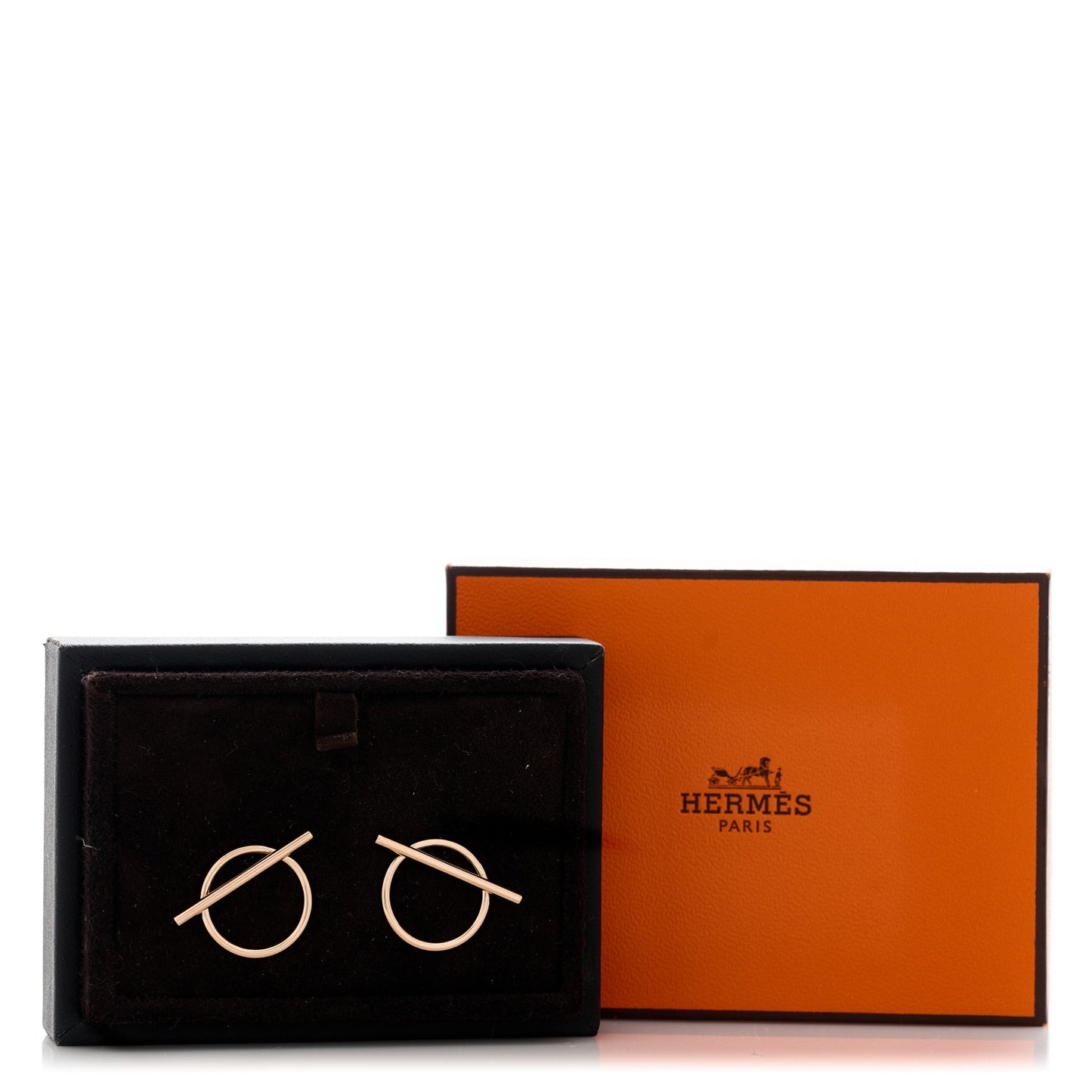18K Rose Gold MM Echappee Earrings