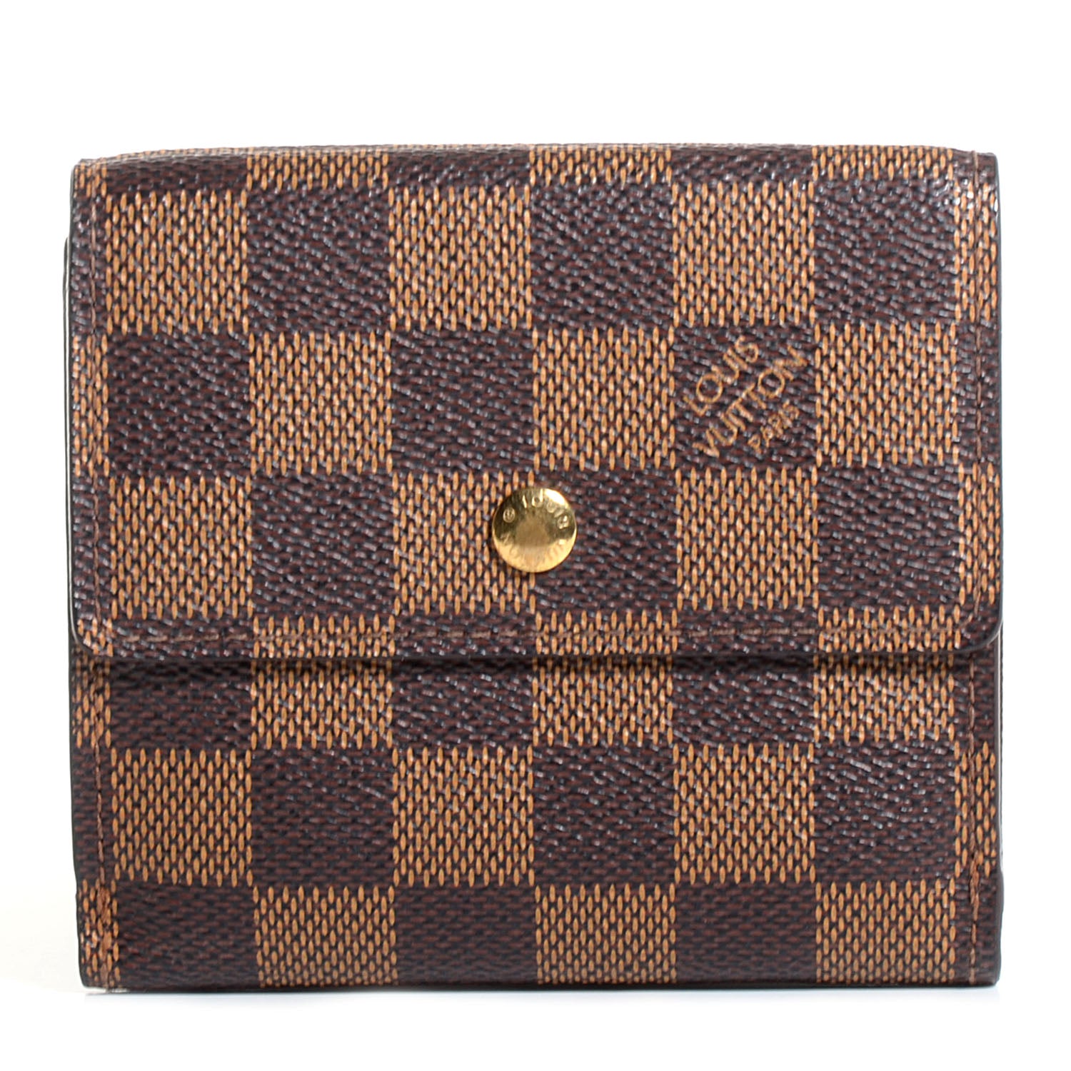Louis Vuitton Damier Ebene Elise Wallet 1 of 7