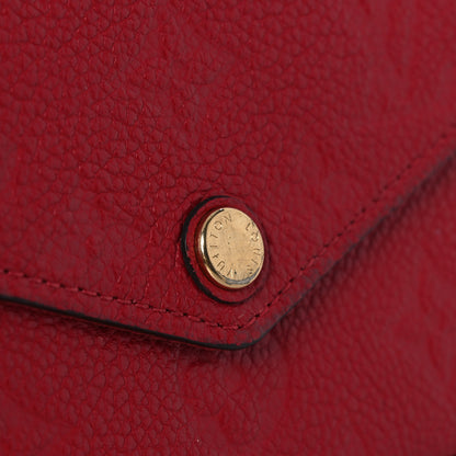 Louis Vuitton Empreinte Pochette Felicie Chain Wallet Scarlet 12 of 14