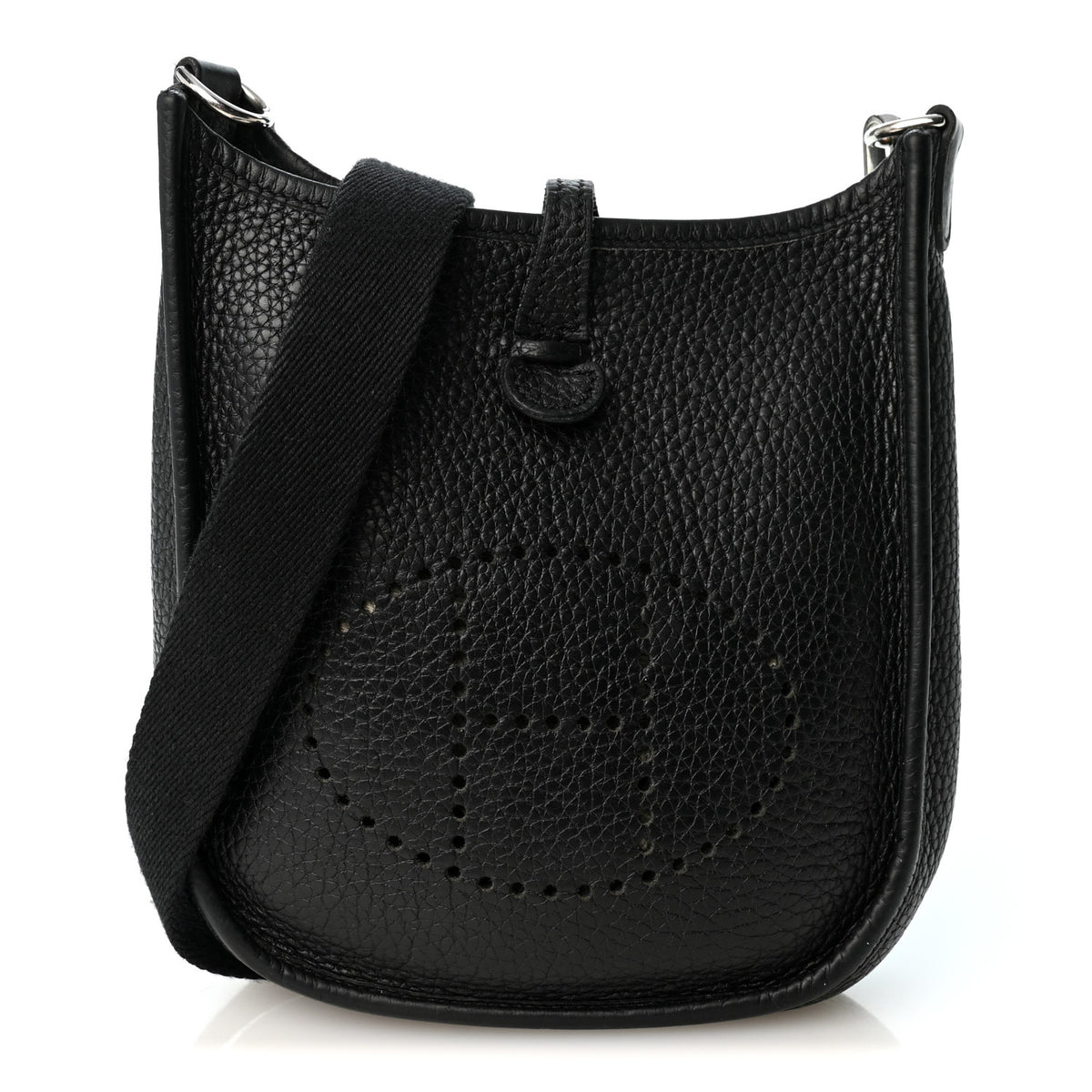 Hermes Taurillon Clemence Evelyne TPM Black 1 of 10