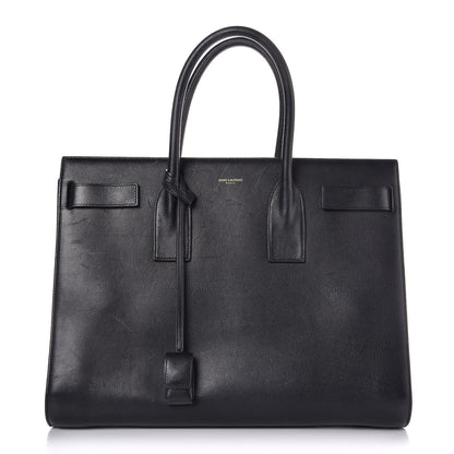 Saint Laurent Calfskin Large Sac De Jour Carryall Black 1 of 22