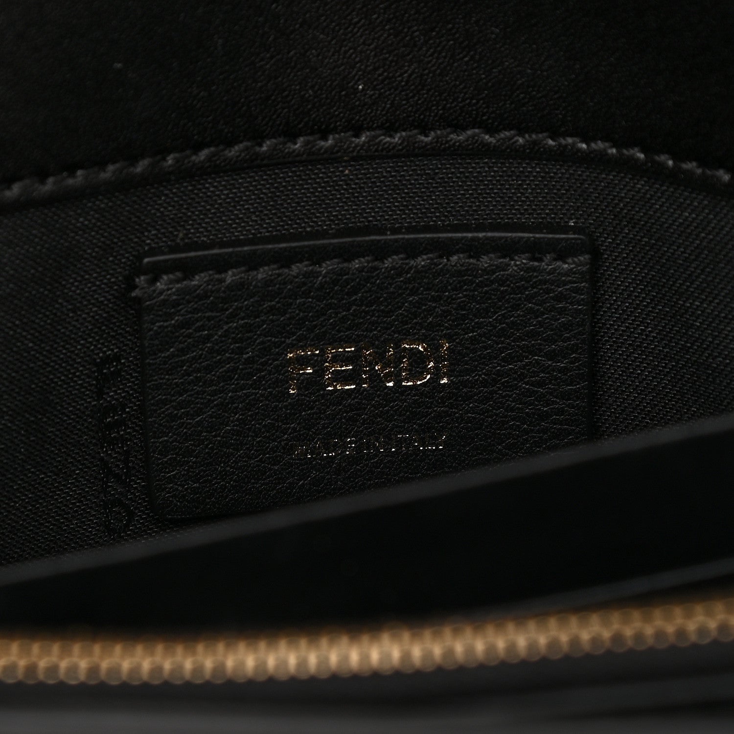 Fendi Vitello Liberty Lucido F is Fendi Wallet on Chain Black 6 of 9