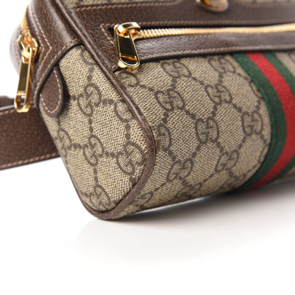 Gucci GG Supreme Monogram Web Small Ophidia Belt Bag 85 34 Dark Brown 6 of 10