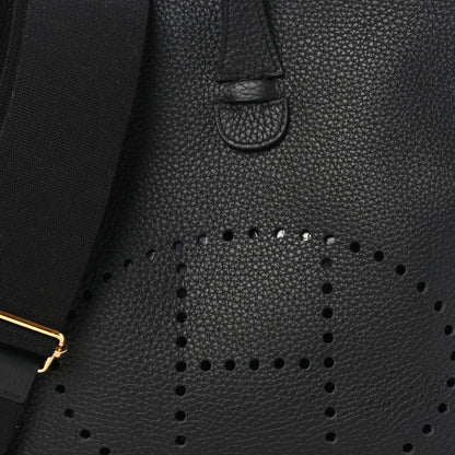 Hermes Taurillon Clemence EVELYNE III PM Black 8 of 11