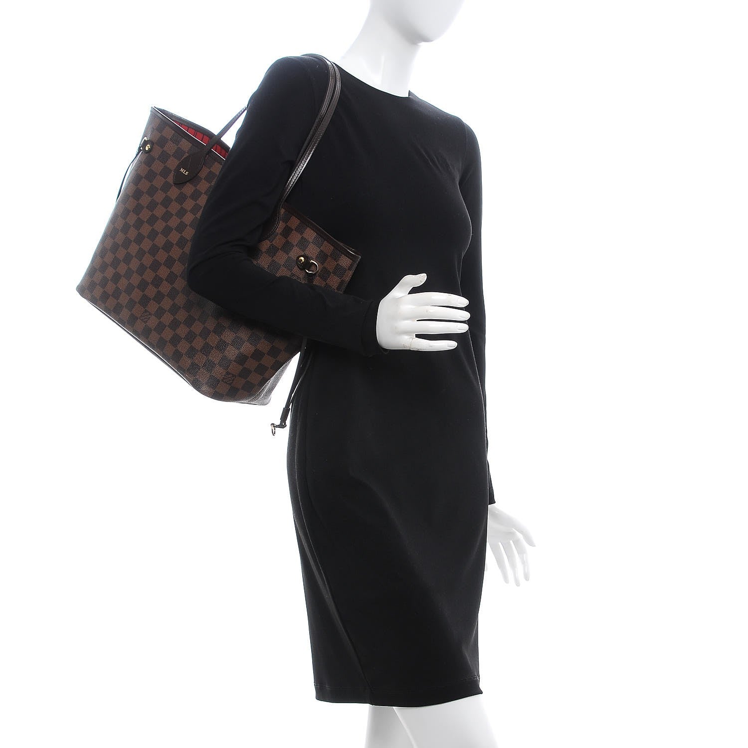 Louis Vuitton Damier Ebene Neo Neverfull MM 2 of 14