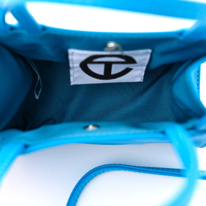 Telfar Vegan Leather Small Shopping Bag Cyan 5 of 10