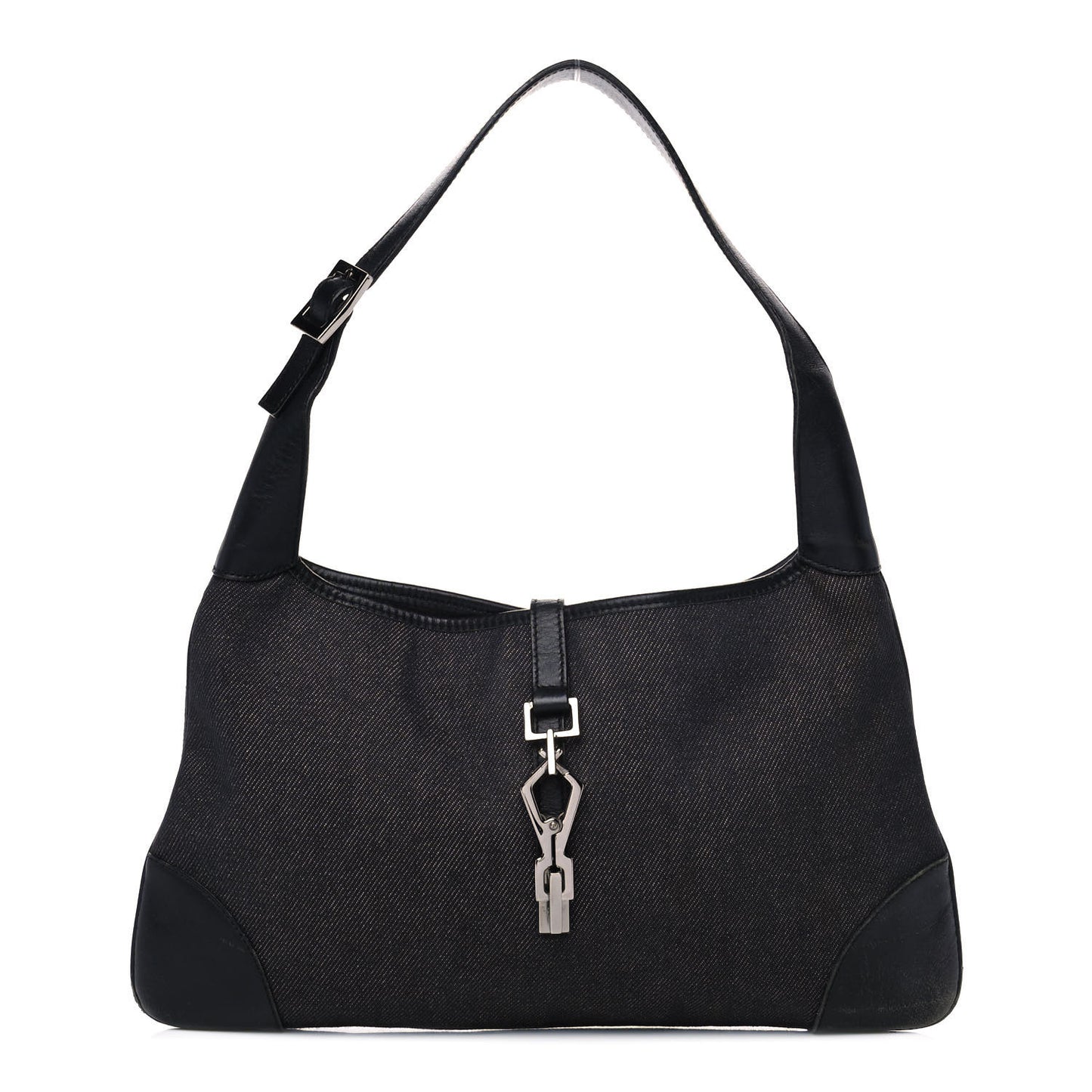 Monogram Small Jackie O Hobo Black