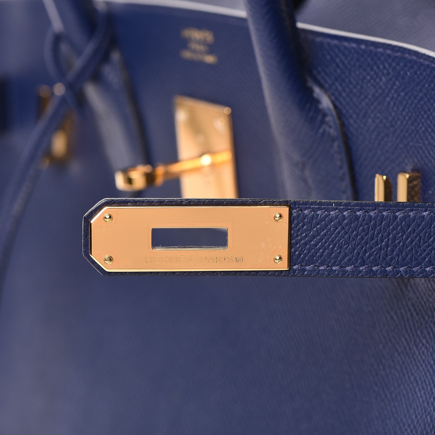 Hermes Epsom Birkin 30 Bleu Saphir 16 of 30