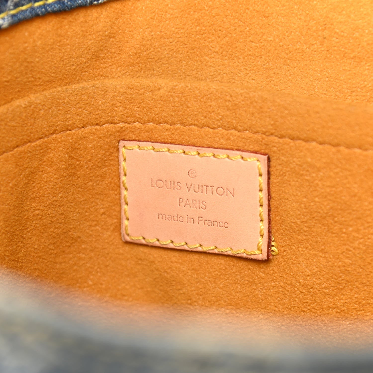 Louis Vuitton Monogram Denim Sac Plat Blue 7 of 17