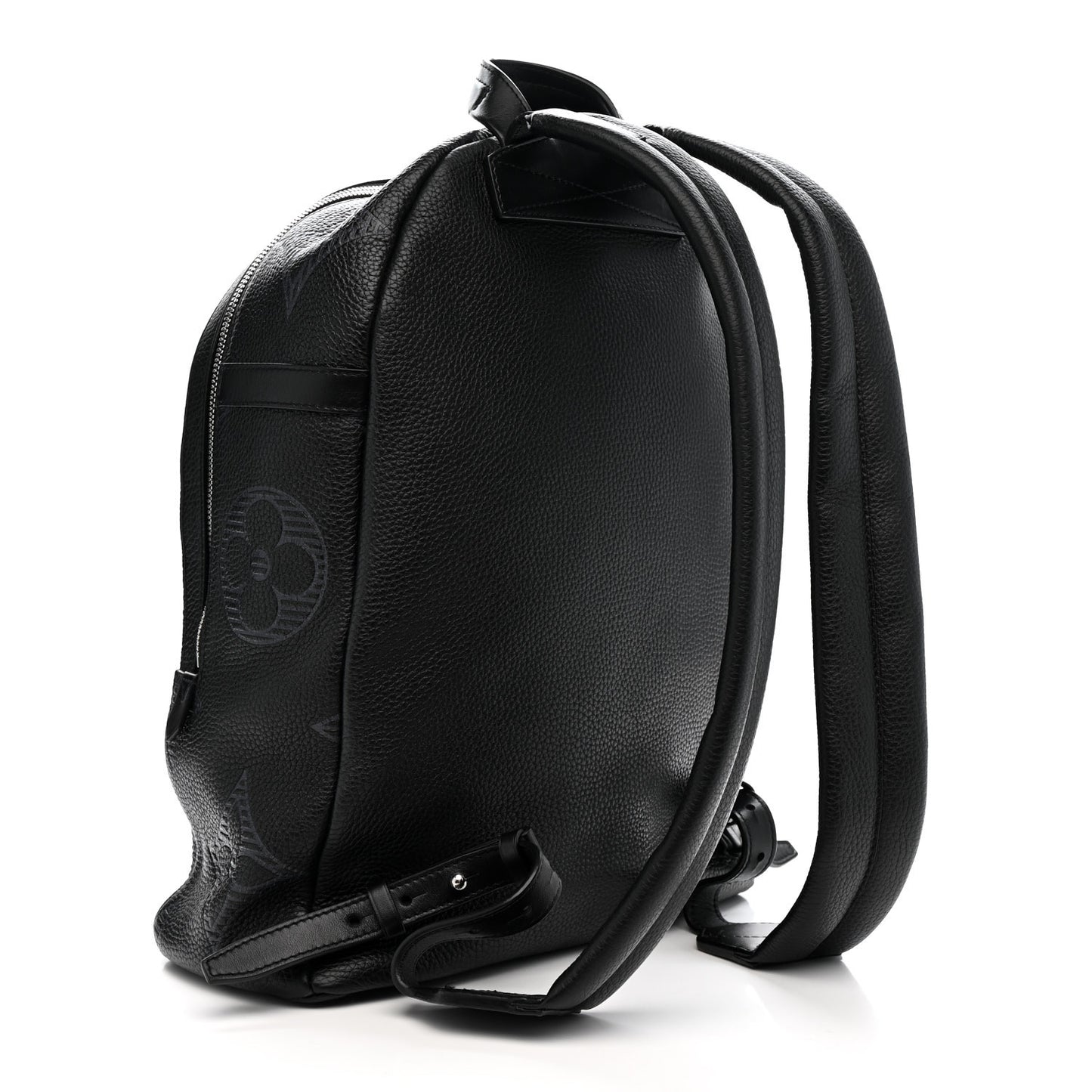 Taurillon Monogram Shadow Armand Backpack Black