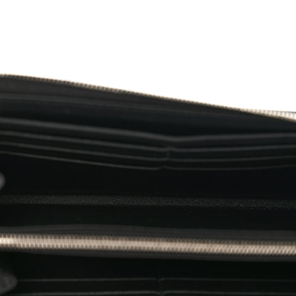 Celine Calfskin Large Zip Around Multifunction Wallet Black 5 of 8