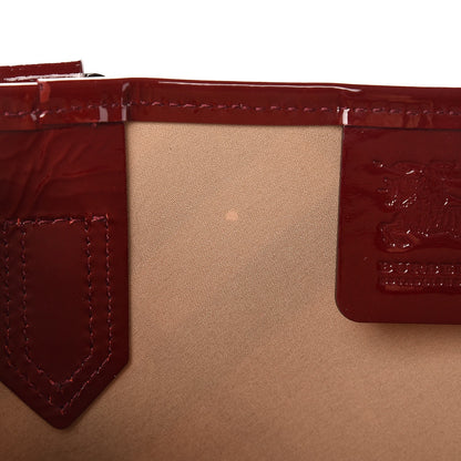 Burberry Supernova Check Small Nickie Tote Red 9 of 13