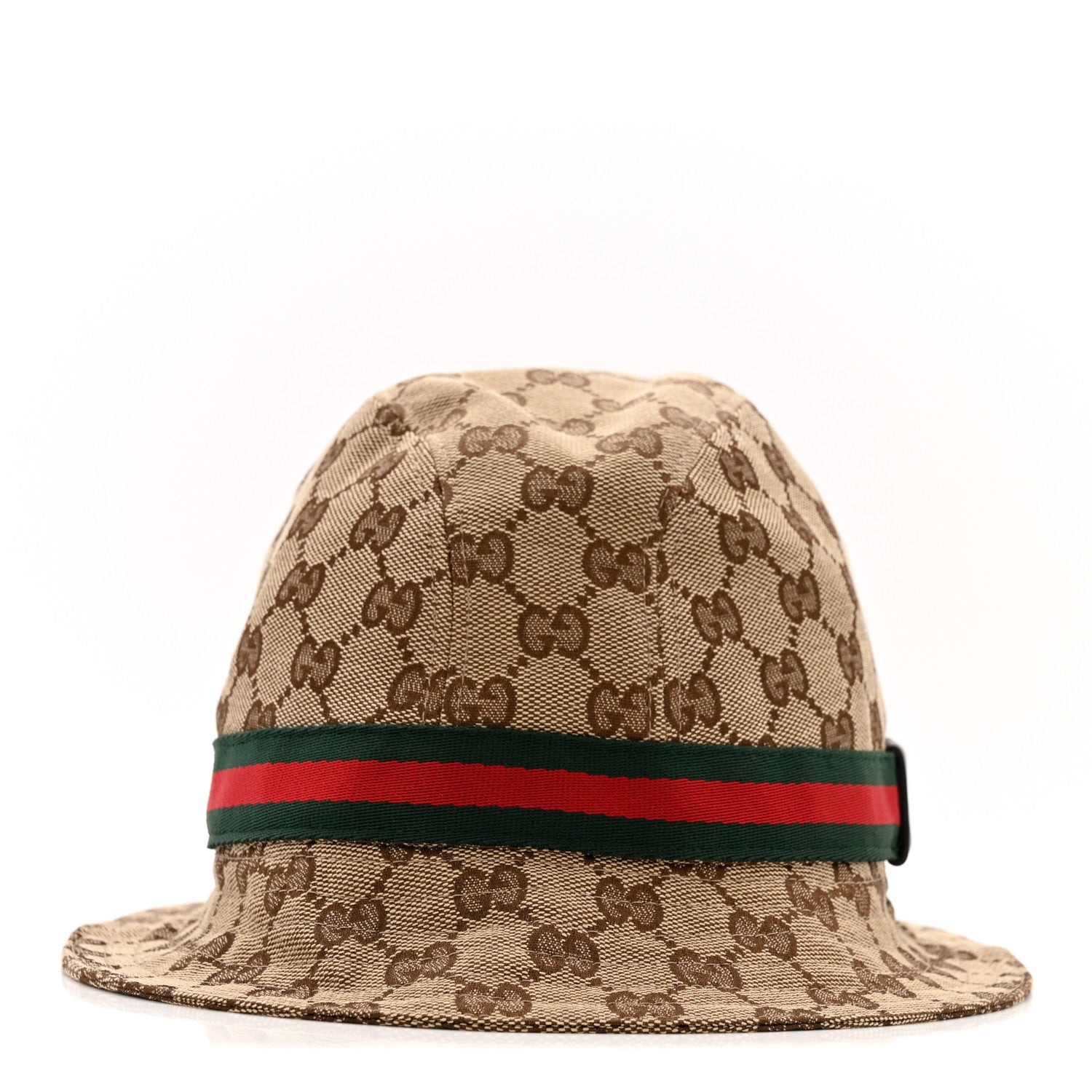 Gucci Monogram Web Bucket Hat M Brown 3 of 8