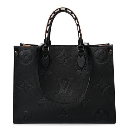 Louis Vuitton Empreinte Monogram Giant Wild At Heart Onthego MM Black 1 of 8