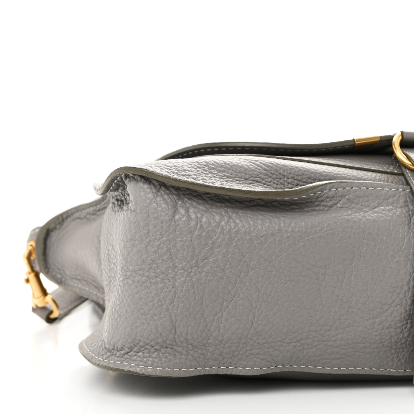 Calfskin Medium Marcie Satchel Cashmere Grey