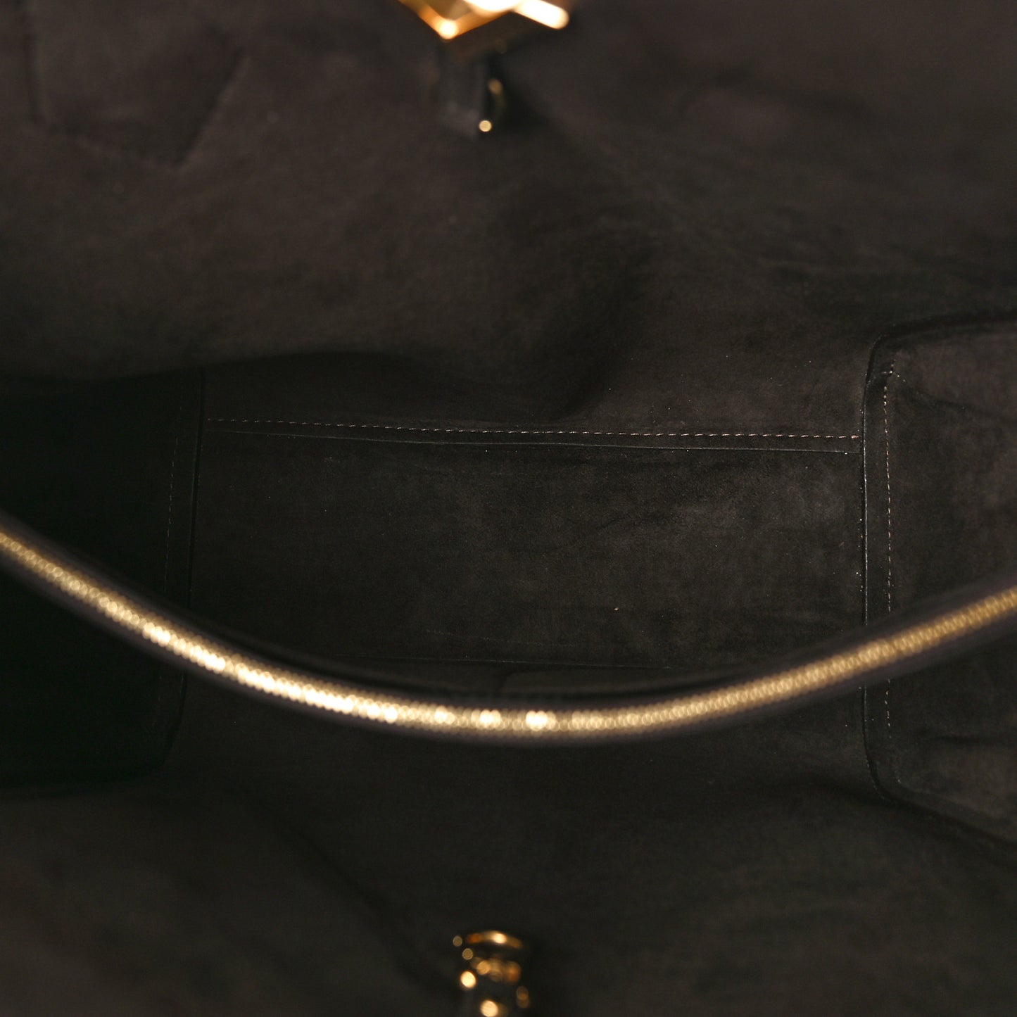 Calfskin Monogram Kimono Tote Black