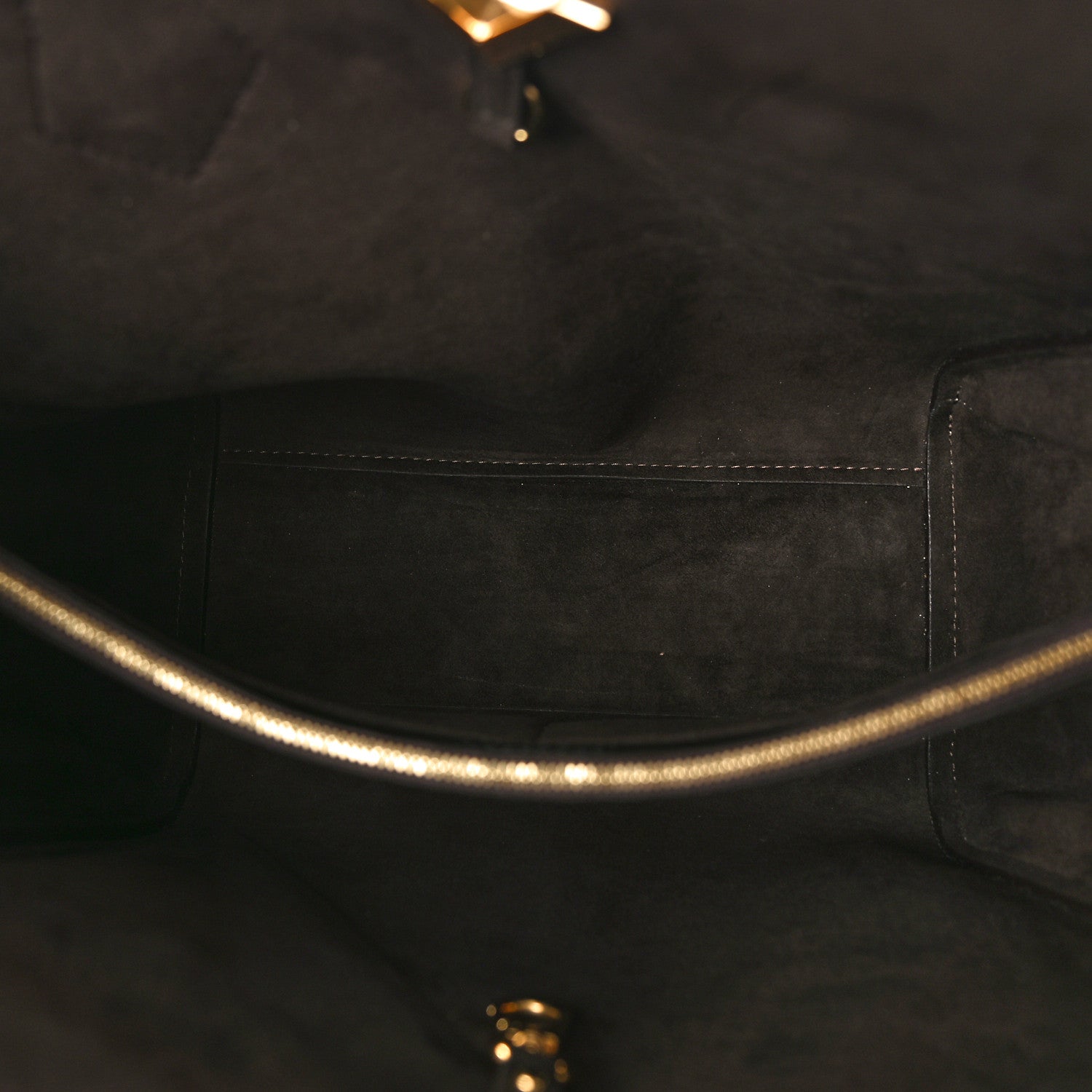 Louis Vuitton Calfskin Monogram Kimono Tote Black 5 of 8